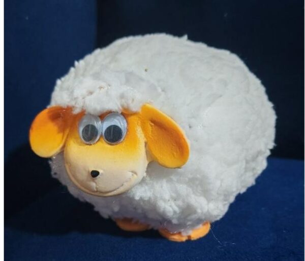 BORREGO PELOTA TAMAÑO 10x14 cm